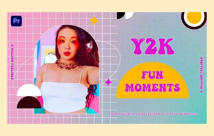Year 2K Memories Slideshow Premiere Pro Template