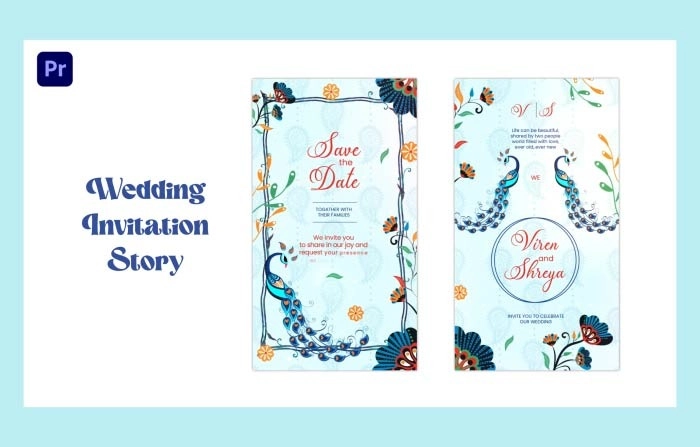 Mehndi And Wedding Invitation Instagram Story Premiere Pro Template