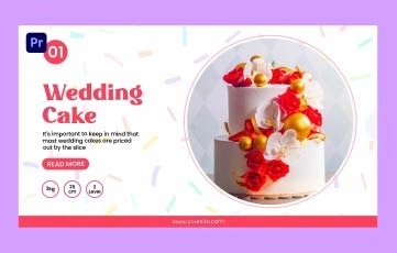 Cake Slideshow Premiere Pro Template