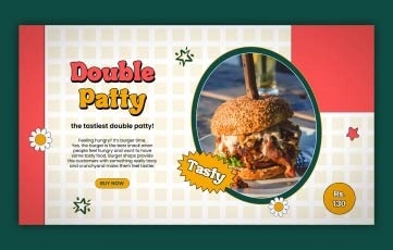 Fast Food Slideshow After Effects Template