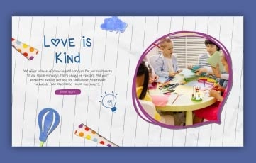 Kids Education Slideshow After Effects Template