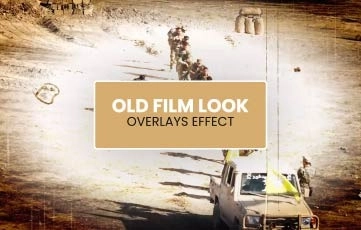 Old Film Look Effect After Effects Template