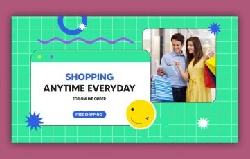 Shopping Slideshow After Effects Template