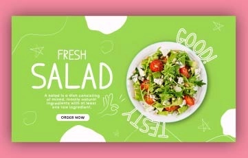 Attractive Food Menu Slideshow After Effects Template