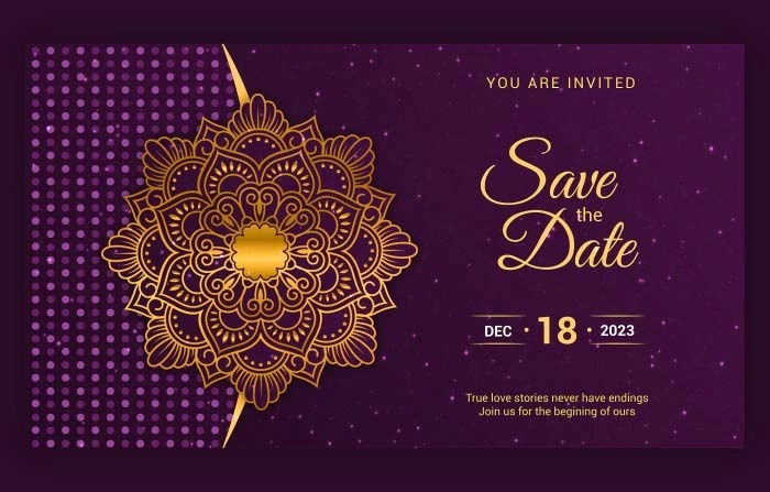 Create A Unique Elegant Invitation Slideshow For The Indian Wedding After Effects Template