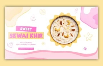 Indian Sweet Food Slideshow After Effects Template