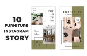 Classy Furniture Instagram Story After Effects Template
