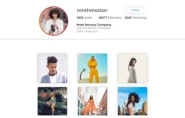 Instagram Profile Follow Promo After Effects Template