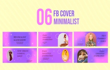 Minimalist_Facebook_Cover After Effects Template