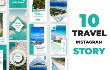 Travel Instagram Story After Effects Template