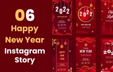 Happy New Year After Effects Instagram Stories