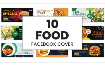 Healthy Food Page Facebook Cover After Effects Template