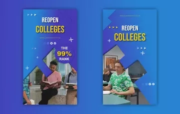 After Effects Student Life Education Instagram Story
