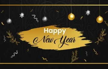 Happy New Year Wishes Social Media Pack After Effects Template