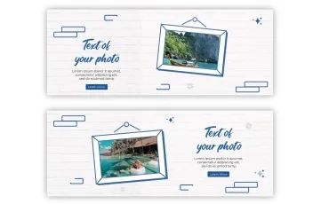 Travel Blog Page Facebook Cover AE Template