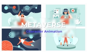 Metaverse Character Animation Scene Pack