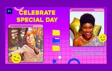 Singles Day Celebration Slideshow Premiere Pro Template