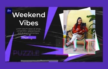 Puzzle Feed Slideshow Premiere Pro Template
