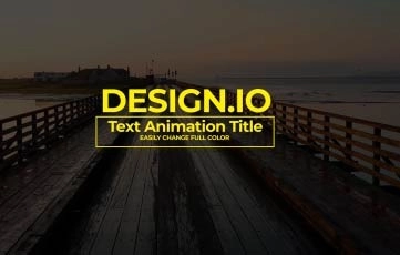 Text Titles After Effects Template