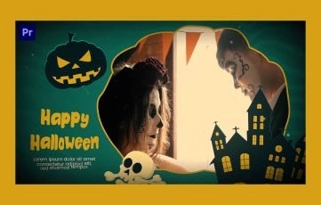 Halloween Slideshow Premiere Pro Templates