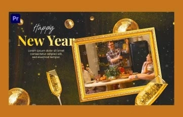 Best Happy New Year Slideshow Premiere Pro Template