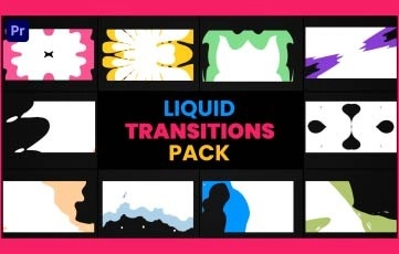 Liquid Transitions Pack Premiere Pro Templates
