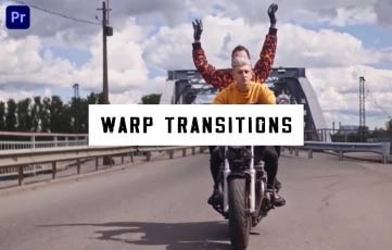 Warp Transitions Premiere Pro Template