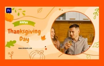 Thanks Giving Slideshow Premiere Pro Template