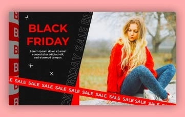 Black Friday Slideshow Greetings In After Effects