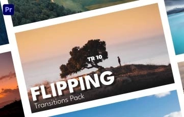 Flipping Transitions Pack Premiere Pro Template
