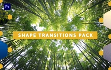 Premiere Pro Templates Shape Transitions Pack