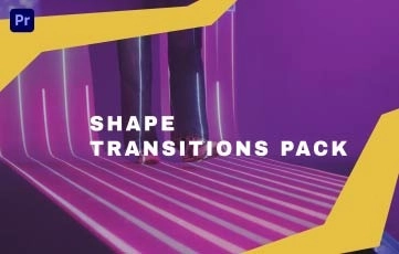 New Shape Transitions Pack Premiere Pro Template