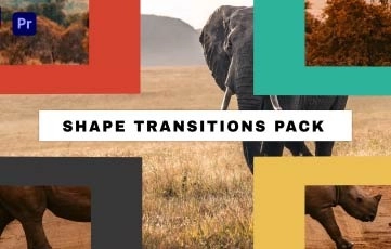 Shape Transitions Pack Premiere Pro Template with Best Templates