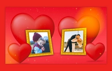 Love Photos Gallery After Effects Template