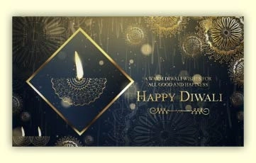 High Quality Happy Diwali Slideshow After Effects Template
