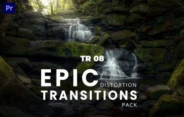 Premiere Pro Template Epic Distortion Transitions Pack