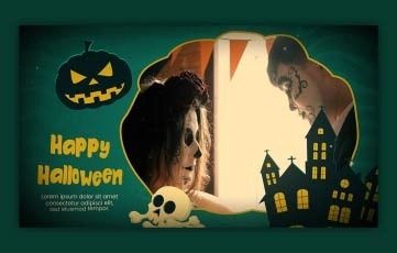Awesome Halloween Slideshow After Effects Templates 2022