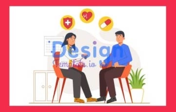Healthcare And Medical Character Animation Scene