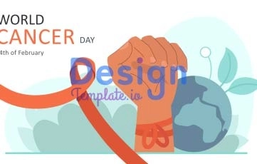 World Cancer Day Character Animation Scene