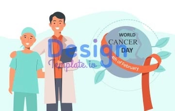 World Cancer Day Animation Scene