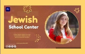 Best Jewish School Center Premiere Pro Slideshow Templates