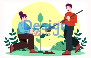 Gardening Animation Scene