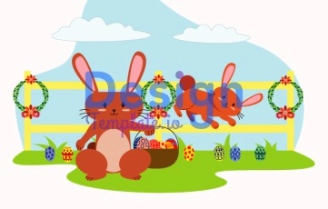 Easter Day Character Animation Scene