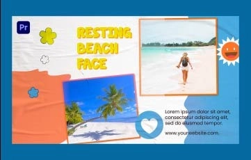 Beach Summer Premiere Pro Slideshow Templates