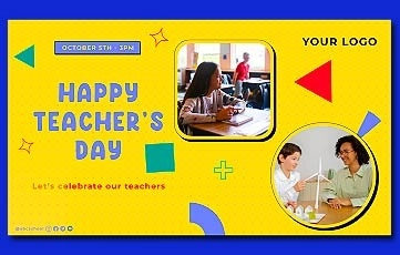 Teachers Day Celebration After Effects Slideshow Template