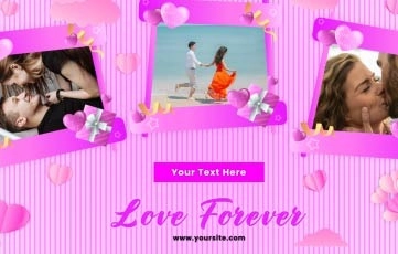 Romantic love After Effects Slideshow Template