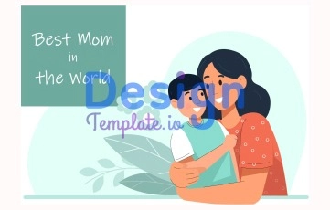Mother Day Celebration Scene Animation