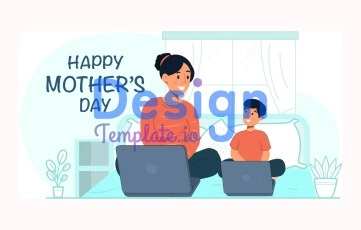 Mothers Day Animation Scene
