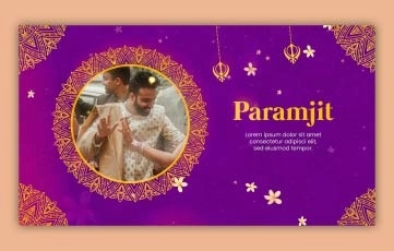Wedding Invitation Card After Effects Slideshow Template