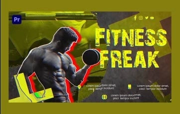 Fitness Premiere Pro Slideshow Template